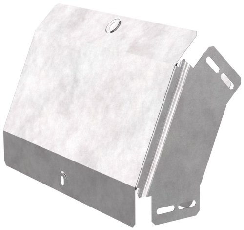 Угол для лотка вертикальный внешний с крышкой Промрукав Стандарт 45град. 300х80 фото Угол для лотка вертикальный внешний с крышкой Промрукав Стандарт 45град. 300х80 картинка